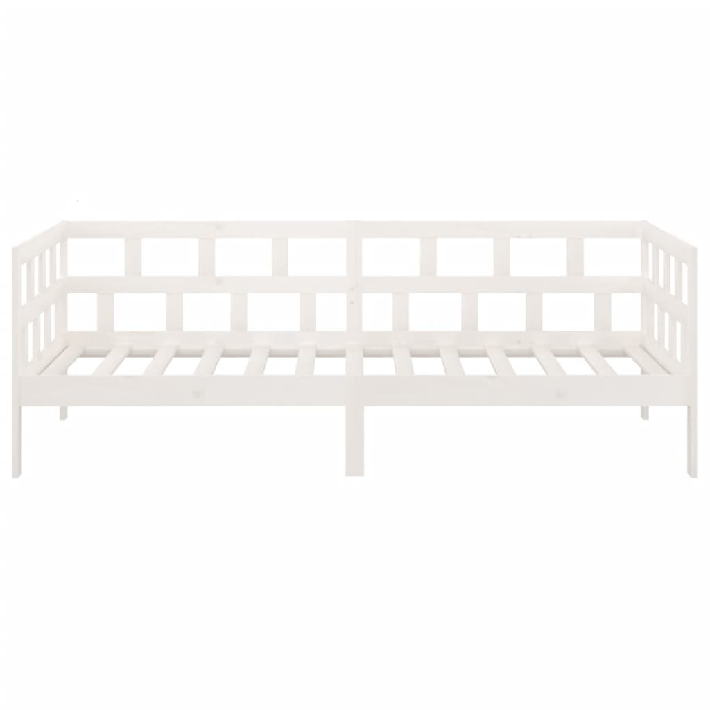 Slaapbank Massief Grenenhout Wit 80X200 Cm