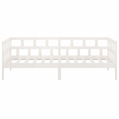 Slaapbank Massief Grenenhout Wit 80X200 Cm