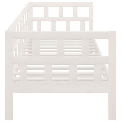 Slaapbank Massief Grenenhout Wit 80X200 Cm