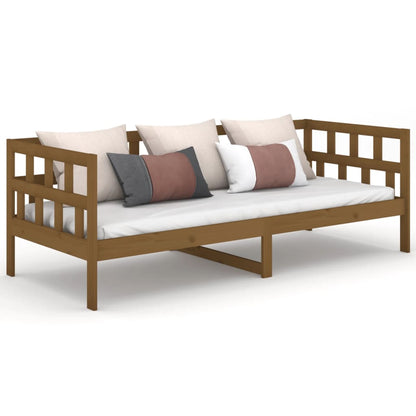 Slaapbank Massief Grenenhout Honingbruin 80X200 Cm