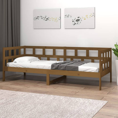 Slaapbank Massief Grenenhout Honingbruin 80X200 Cm