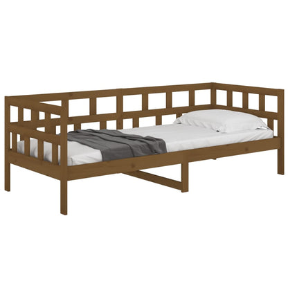 Slaapbank Massief Grenenhout Honingbruin 80X200 Cm