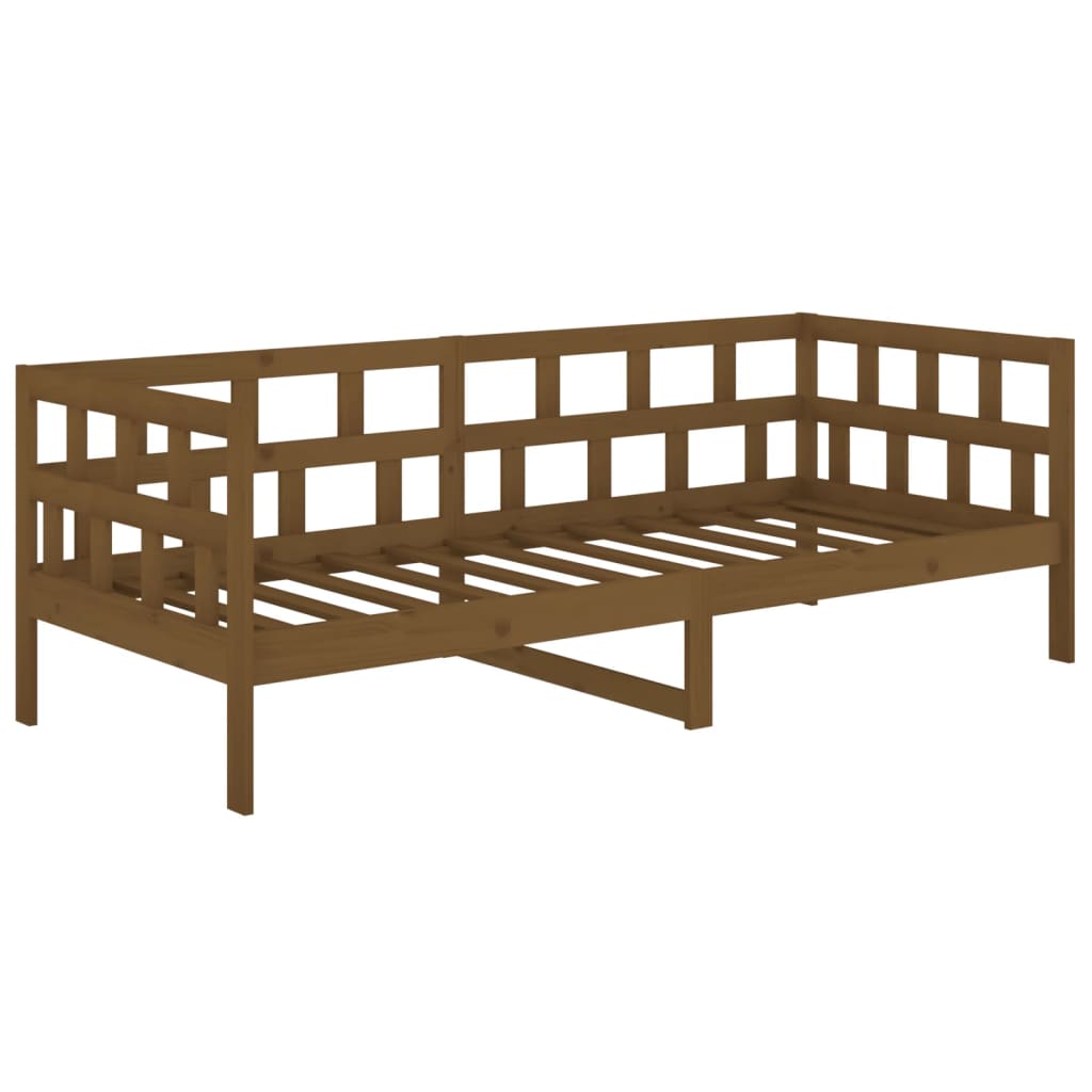 Slaapbank Massief Grenenhout Honingbruin 80X200 Cm