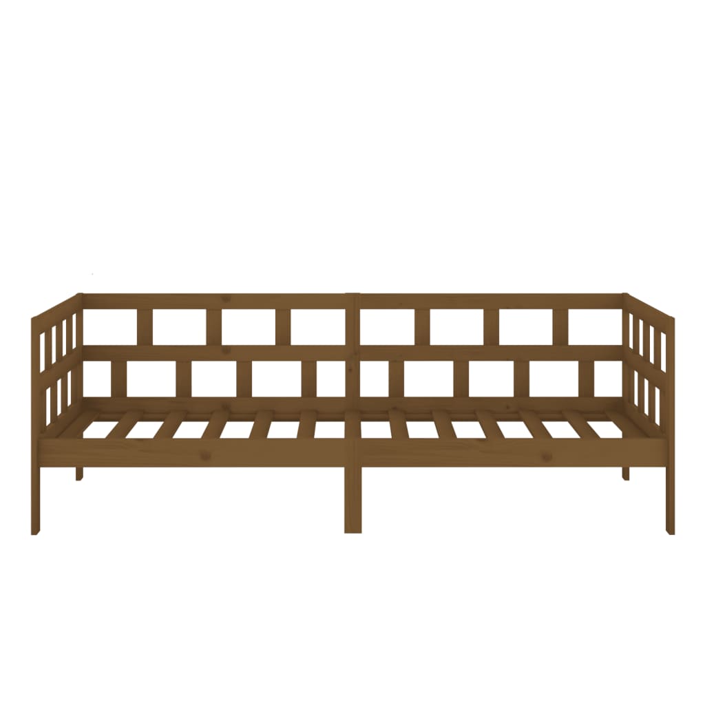 Slaapbank Massief Grenenhout Honingbruin 80X200 Cm