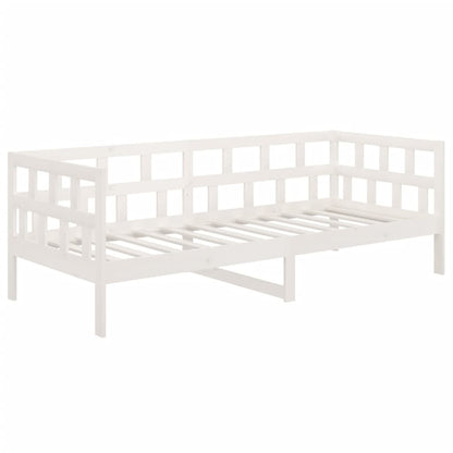 Slaapbank Massief Grenenhout Wit 90X190 Cm