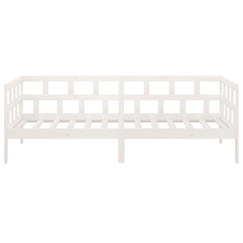 Slaapbank Massief Grenenhout Wit 90X190 Cm