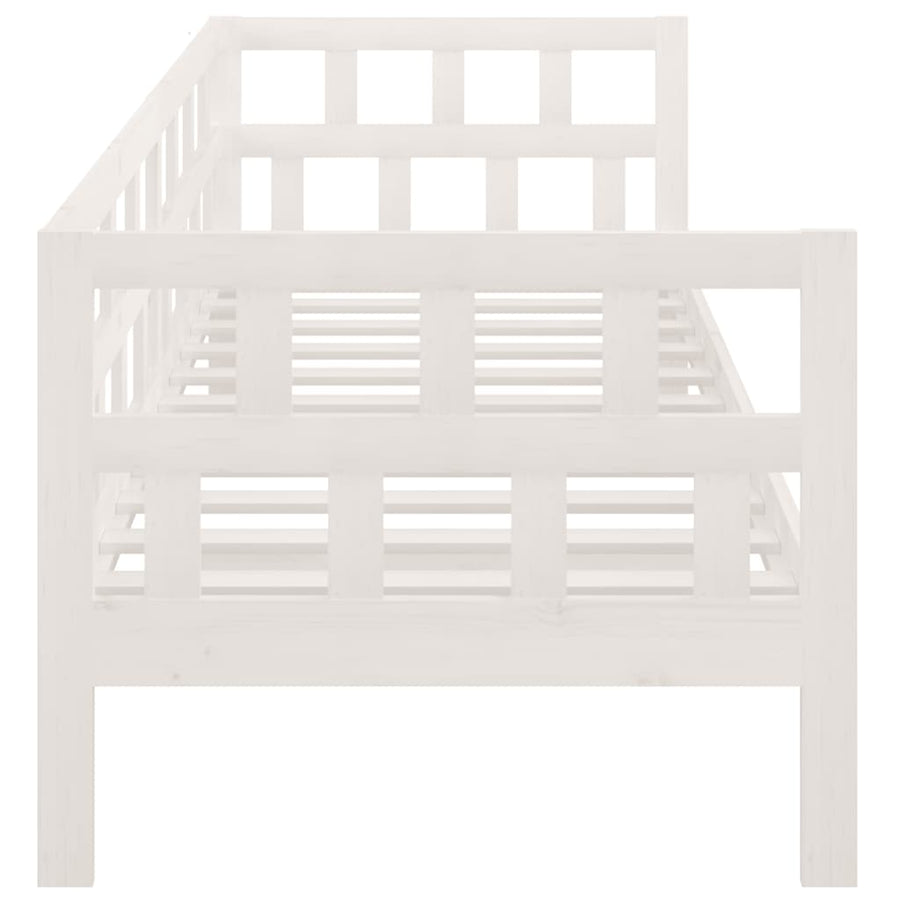 Slaapbank Massief Grenenhout Wit 90X190 Cm