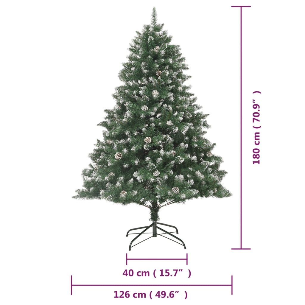 Kunstkerstboom Met Standaard 80 Cm Pvc 180 x 126 cm