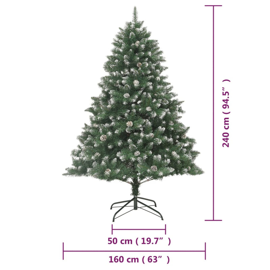 Kunstkerstboom Met Standaard 240 Cm Pvc 240 x 160 cm