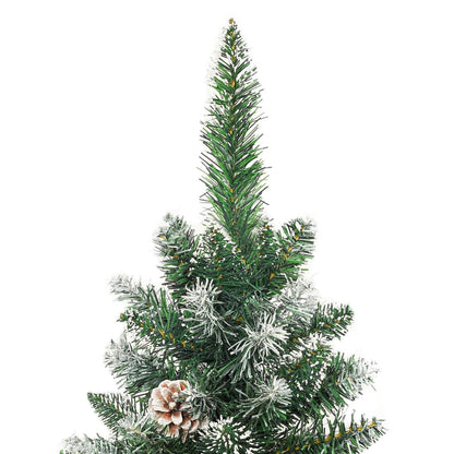 Kunstkerstboom Smal Met Standaard 20 Cm Pvc 210 x 55 cm