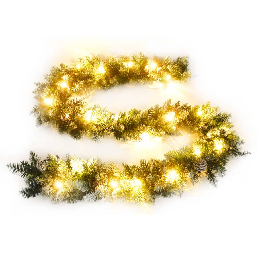 Kerstslinger Met Led-Lampjes 5,2 M Pvc Groen 5.2 m