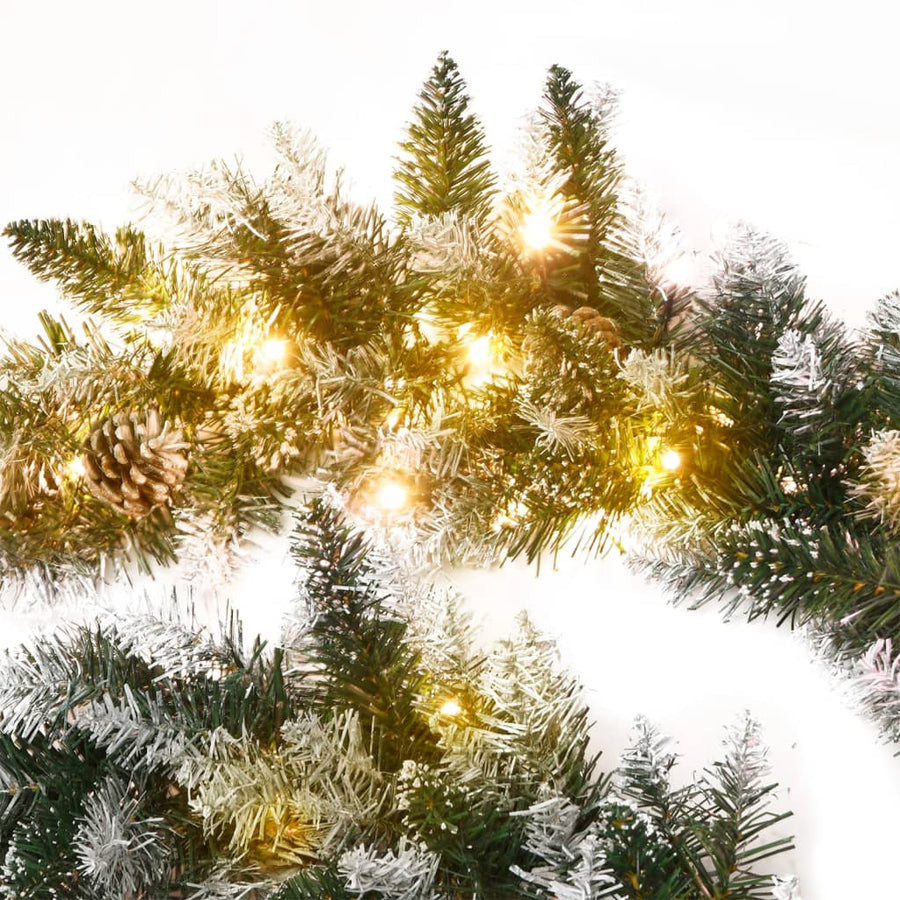 Kerstslinger Met Led-Lampjes 5,2 M Pvc Groen 5.2 m