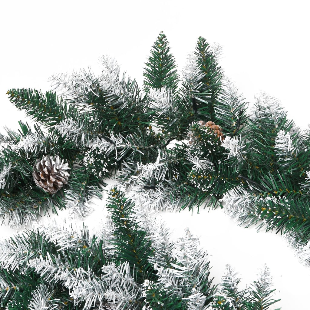 Kerstslinger Met Led-Lampjes 5,2 M Pvc Groen 5.2 m