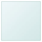 Tabletop 30x30 cm tempered glass clear