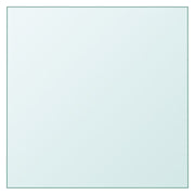 Tafelblad 30x30 cm gehard glas transparant