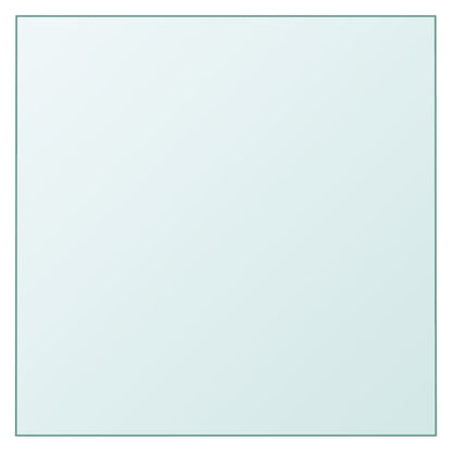 Tafelblad 70X70 Cm 6 Mm Gehard Glas Met Marmeren Design Zwart
