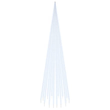 Vlaggenmast kerstboom 1134 LED's koudwit 800 cm