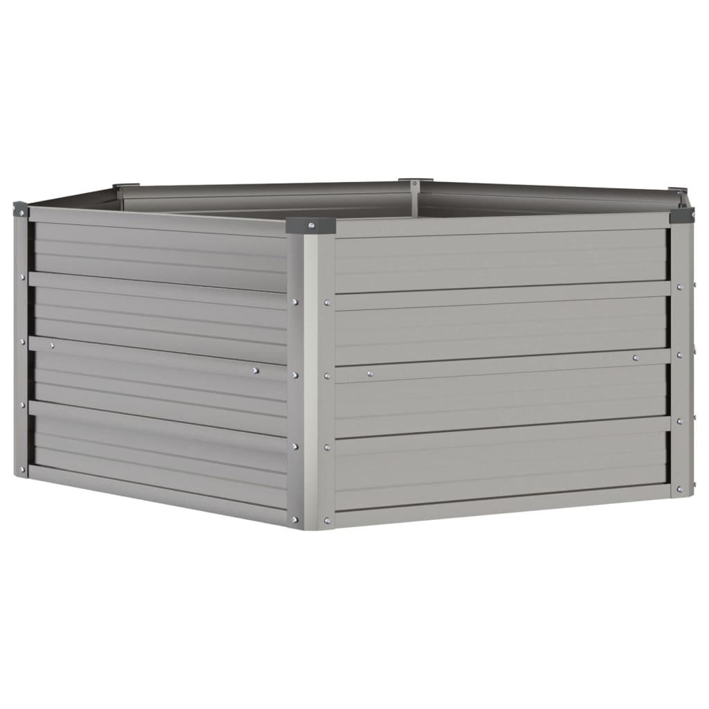Plantenbak Verhoogd 129X129X45 Cm Cortenstaal Roestig