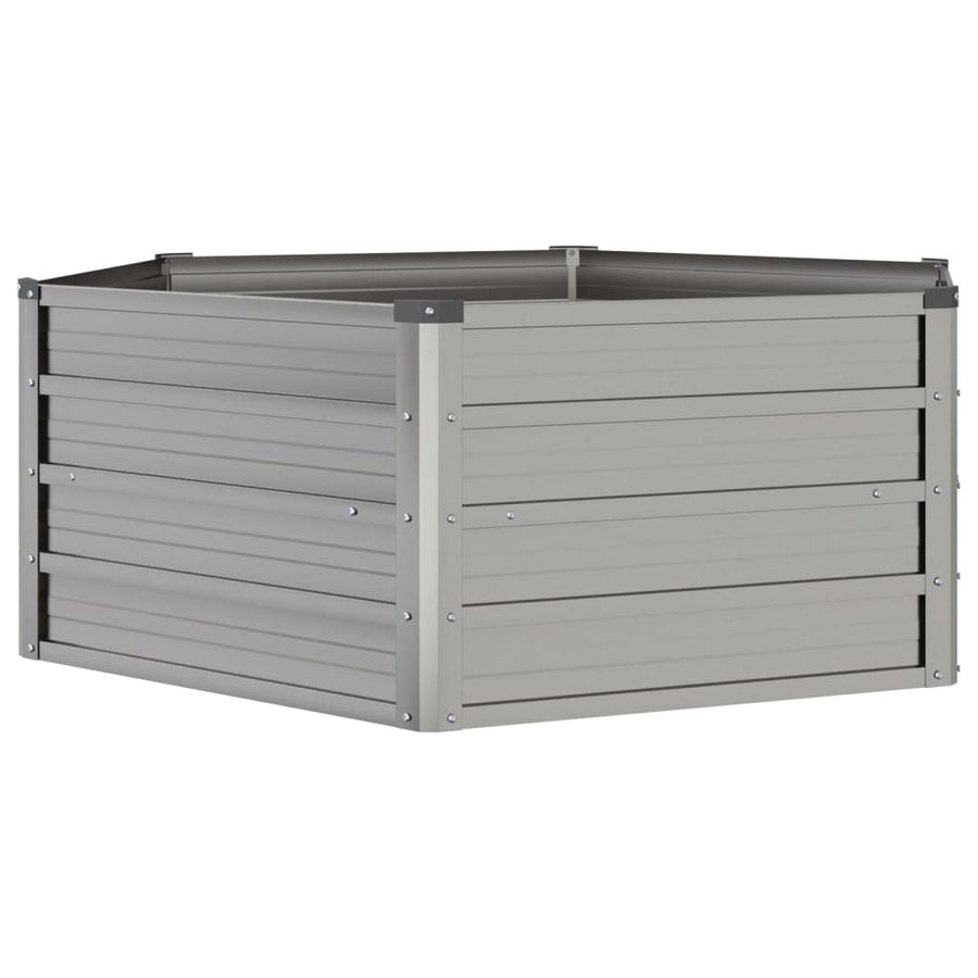 Plantenbak Verhoogd 129X129X45 Cm Cortenstaal Roestig