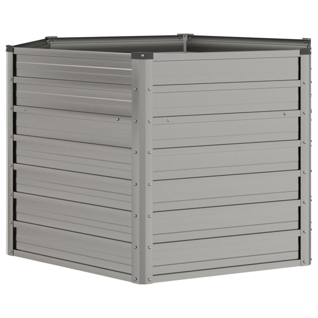Plantenbak Verhoogd 129X129X77 Cm Cortenstaal Roestig
