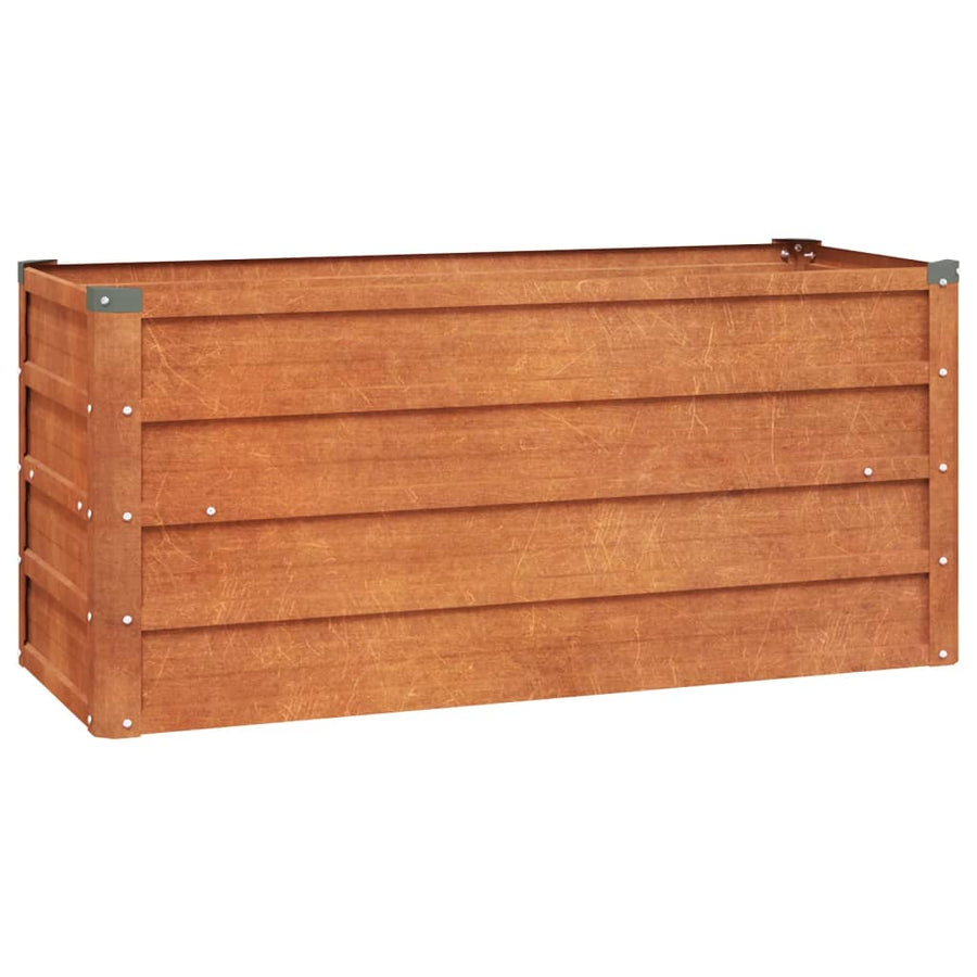 Plantenbak Verhoogd 100X40X45 Cm Cortenstaal Roestig