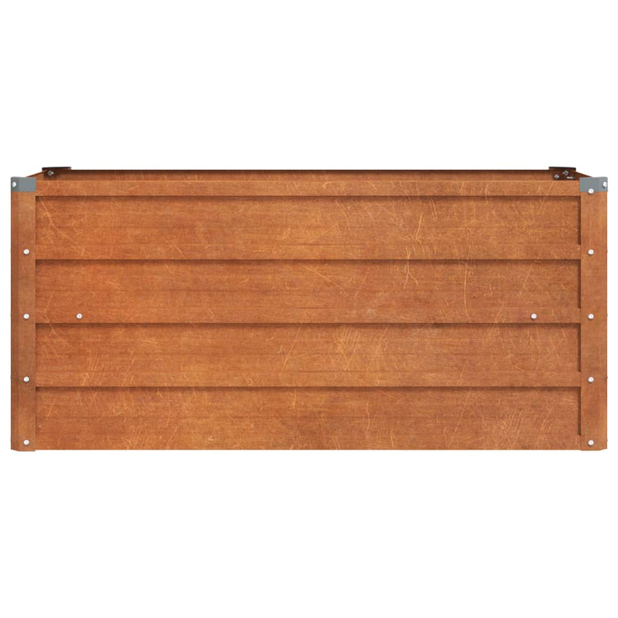 Plantenbak Verhoogd 100X40X45 Cm Cortenstaal Roestig