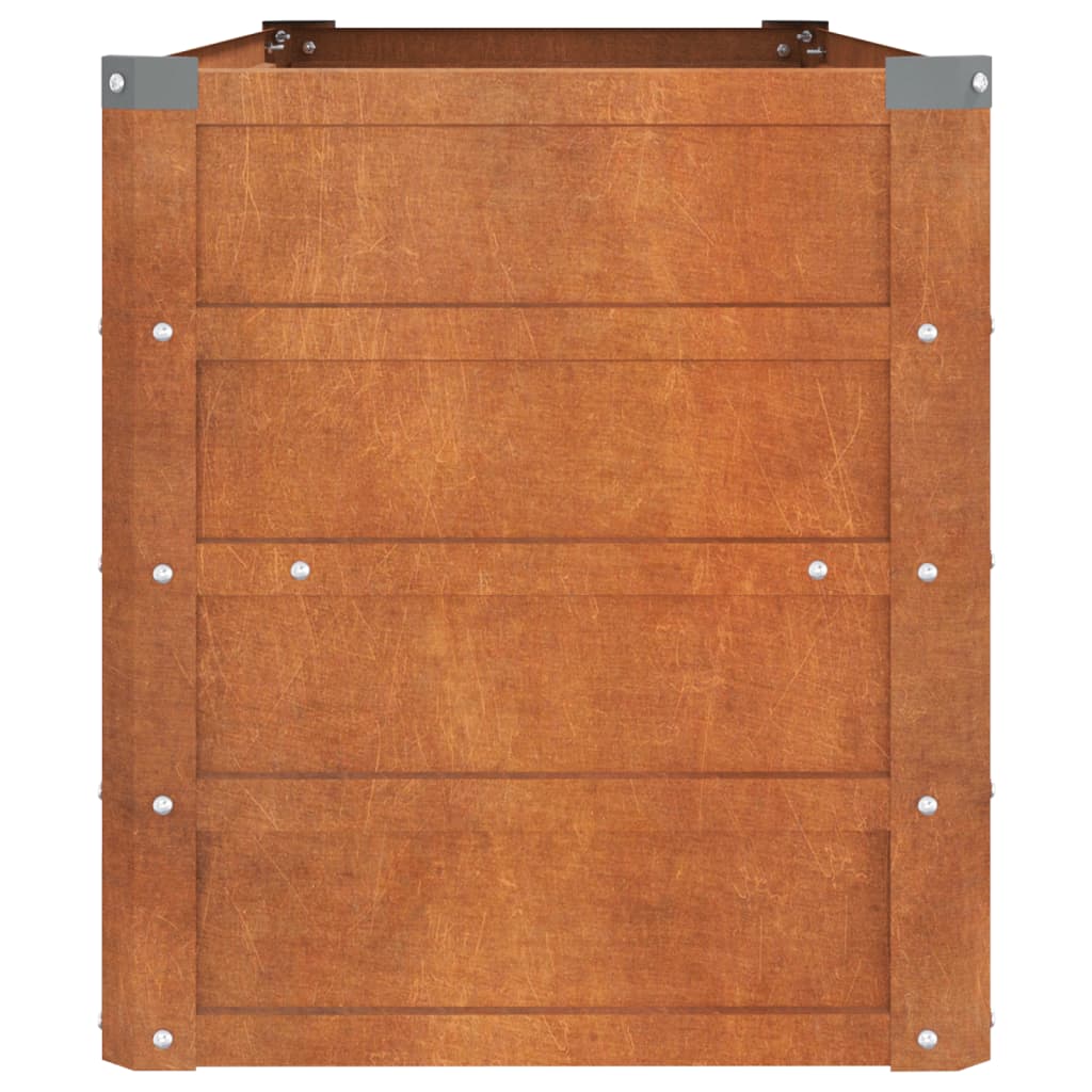 Plantenbak Verhoogd 100X40X45 Cm Cortenstaal Roestig