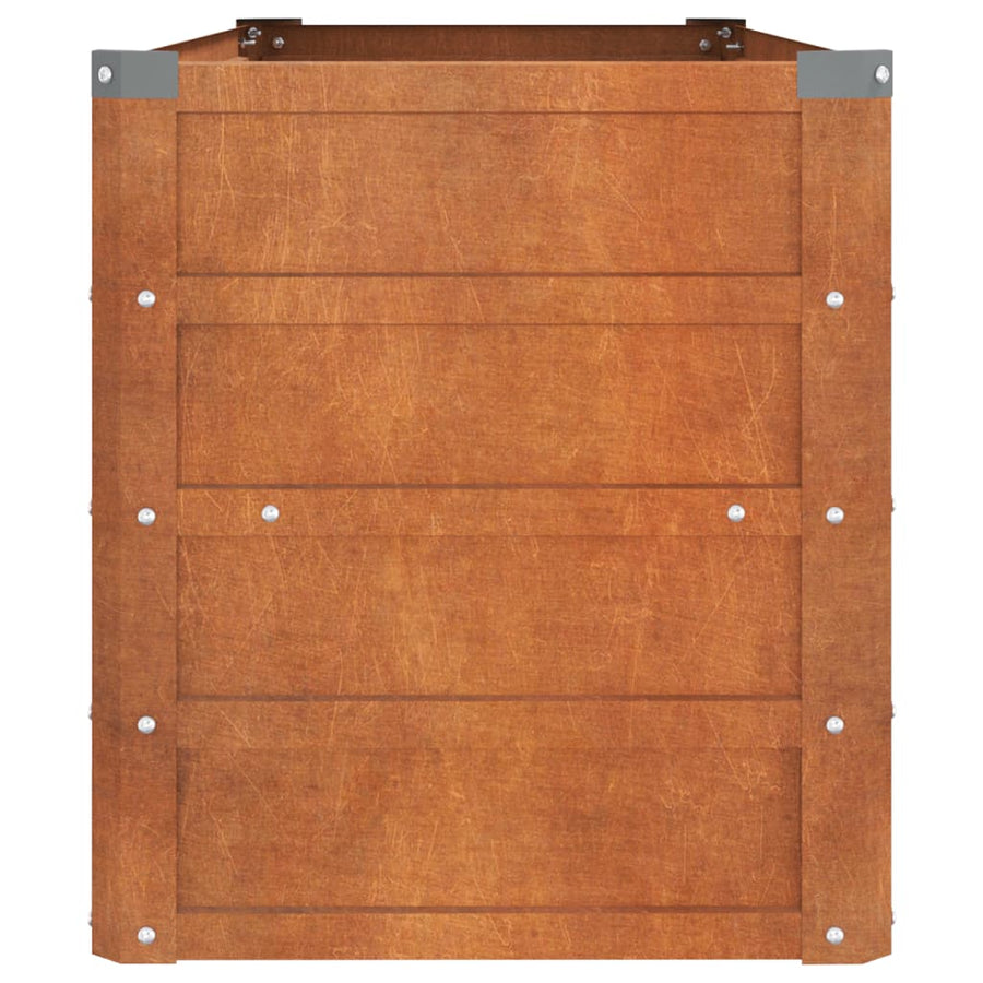 Plantenbak Verhoogd 100X40X45 Cm Cortenstaal Roestig