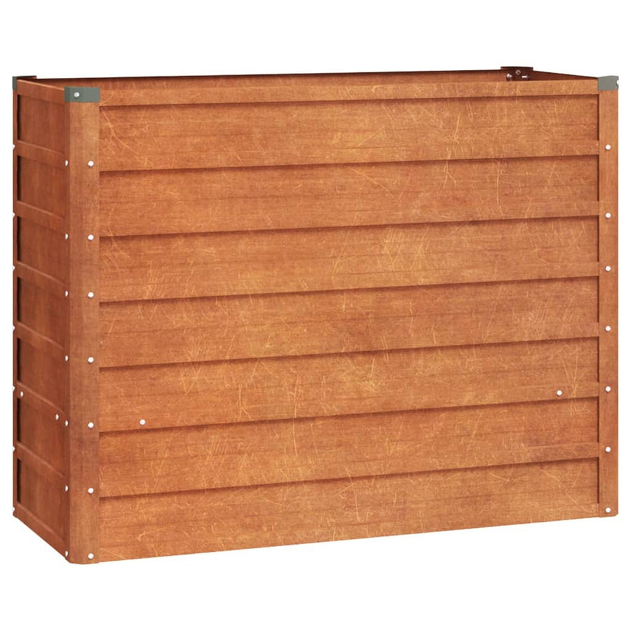 Plantenbak Verhoogd 100X40X77 Cm Cortenstaal Roestig