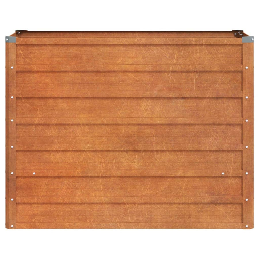 Plantenbak Verhoogd 100X40X77 Cm Cortenstaal Roestig