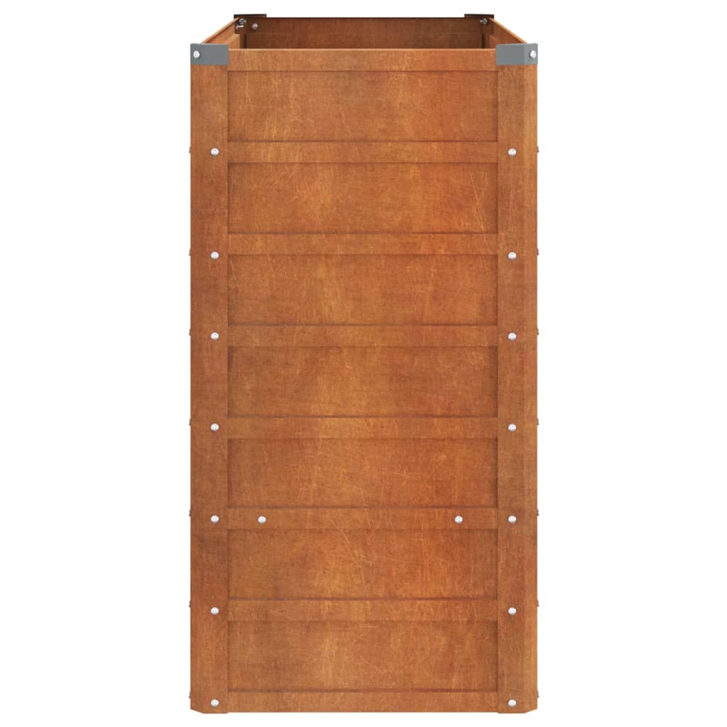 Plantenbak Verhoogd 100X40X77 Cm Cortenstaal Roestig