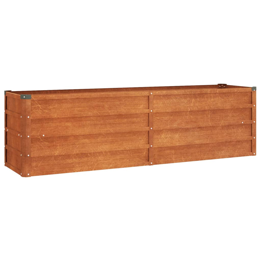 Plantenbak Verhoogd 160X40X45 Cm Cortenstaal Roestig