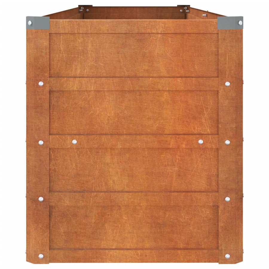 Plantenbak Verhoogd 160X40X45 Cm Cortenstaal Roestig