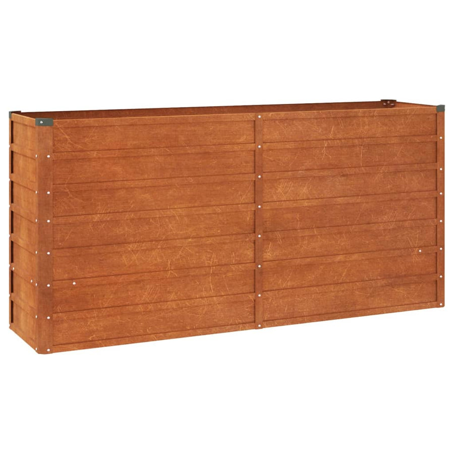 Plantenbak Verhoogd 160X40X77 Cm Cortenstaal Roestig