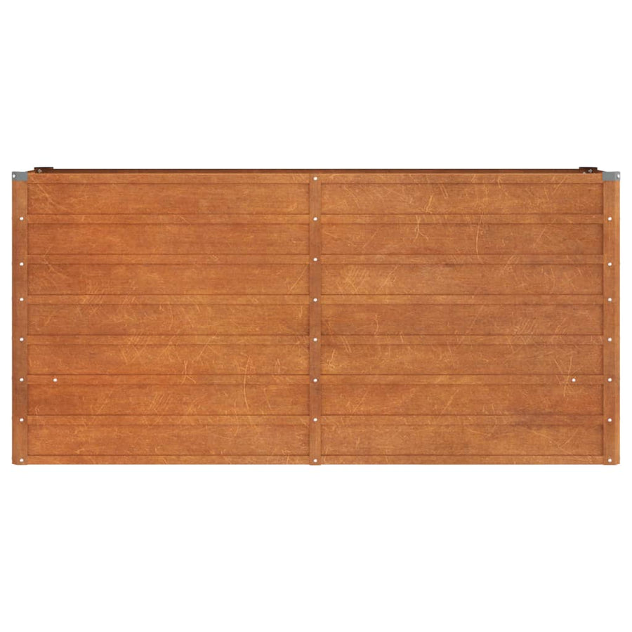 Plantenbak Verhoogd 160X40X77 Cm Cortenstaal Roestig