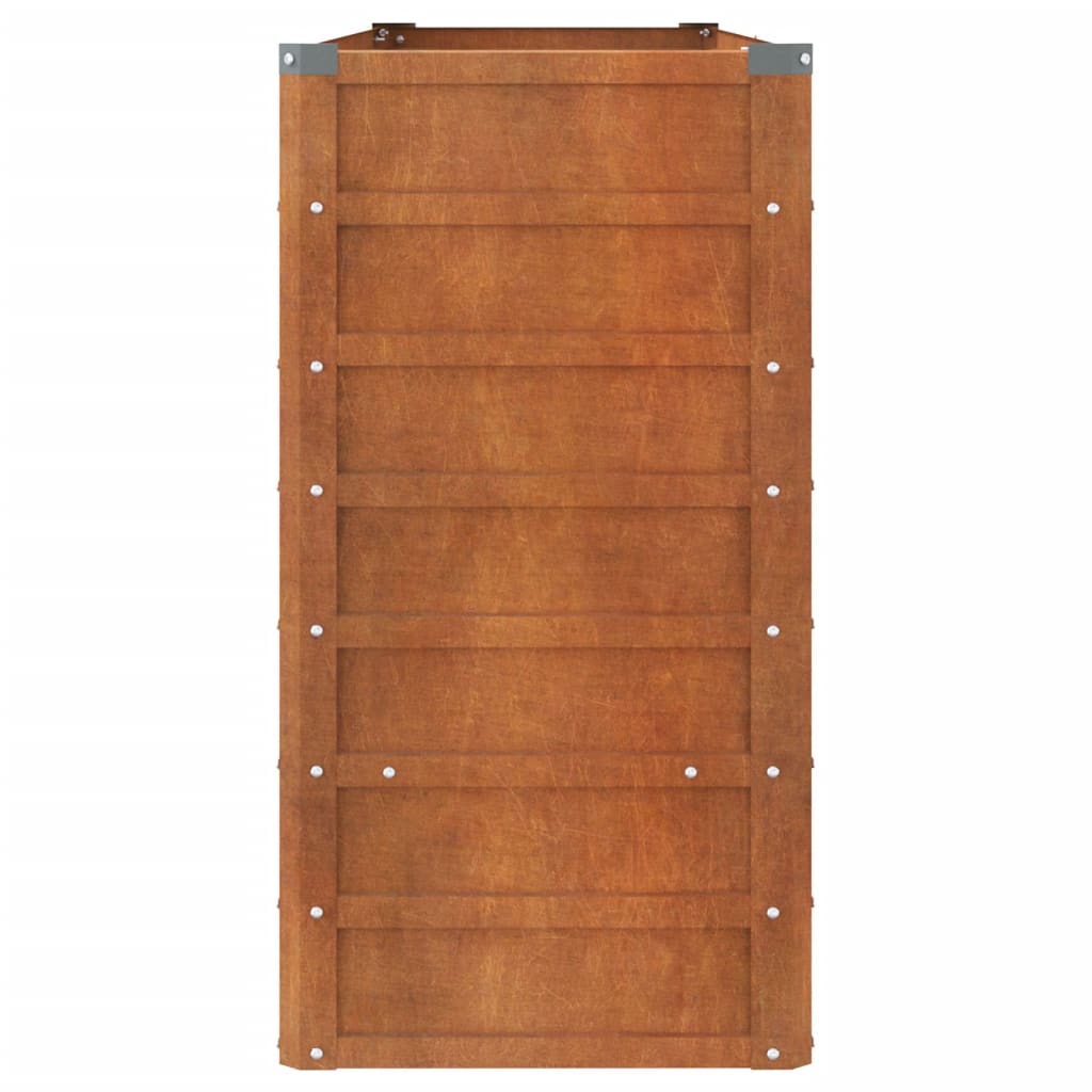 Plantenbak Verhoogd 160X40X77 Cm Cortenstaal Roestig