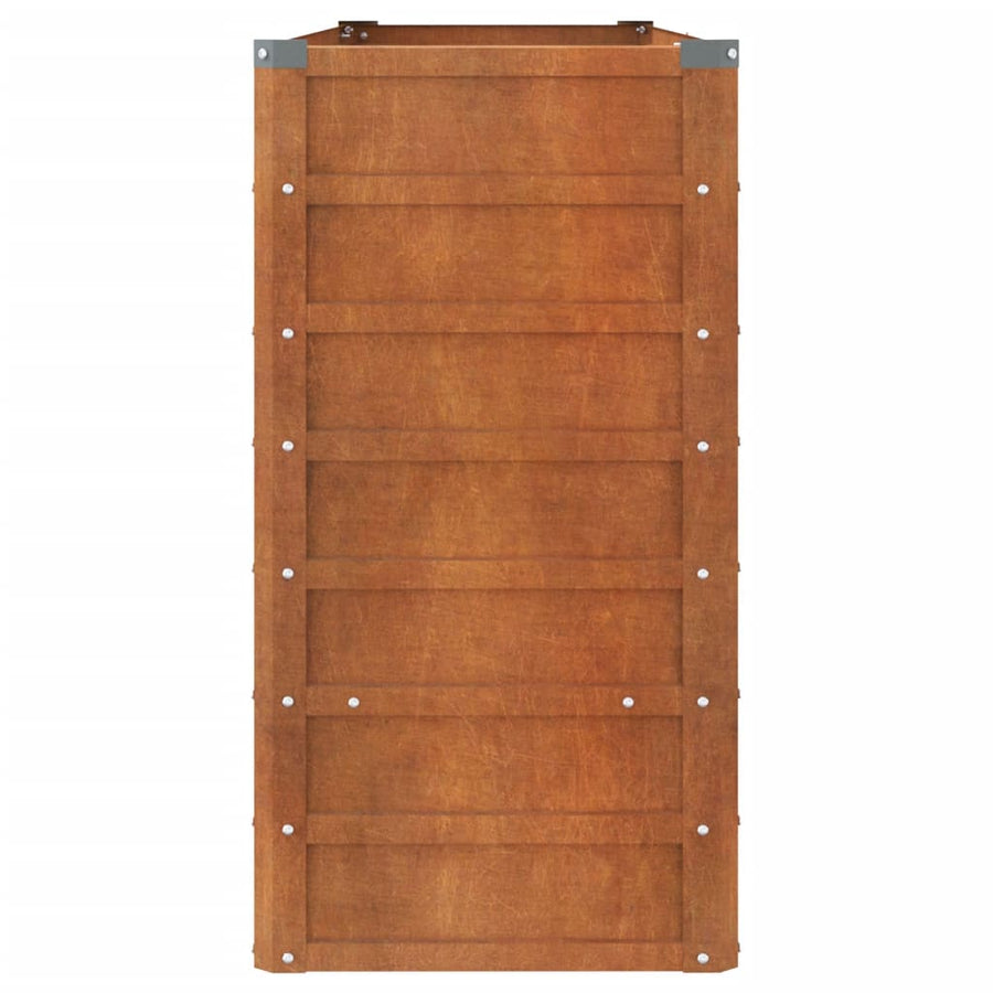 Plantenbak Verhoogd 160X40X77 Cm Cortenstaal Roestig