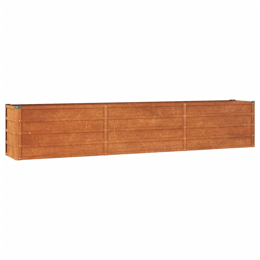 Plantenbak Verhoogd 240X40X45 Cm Cortenstaal Roestig