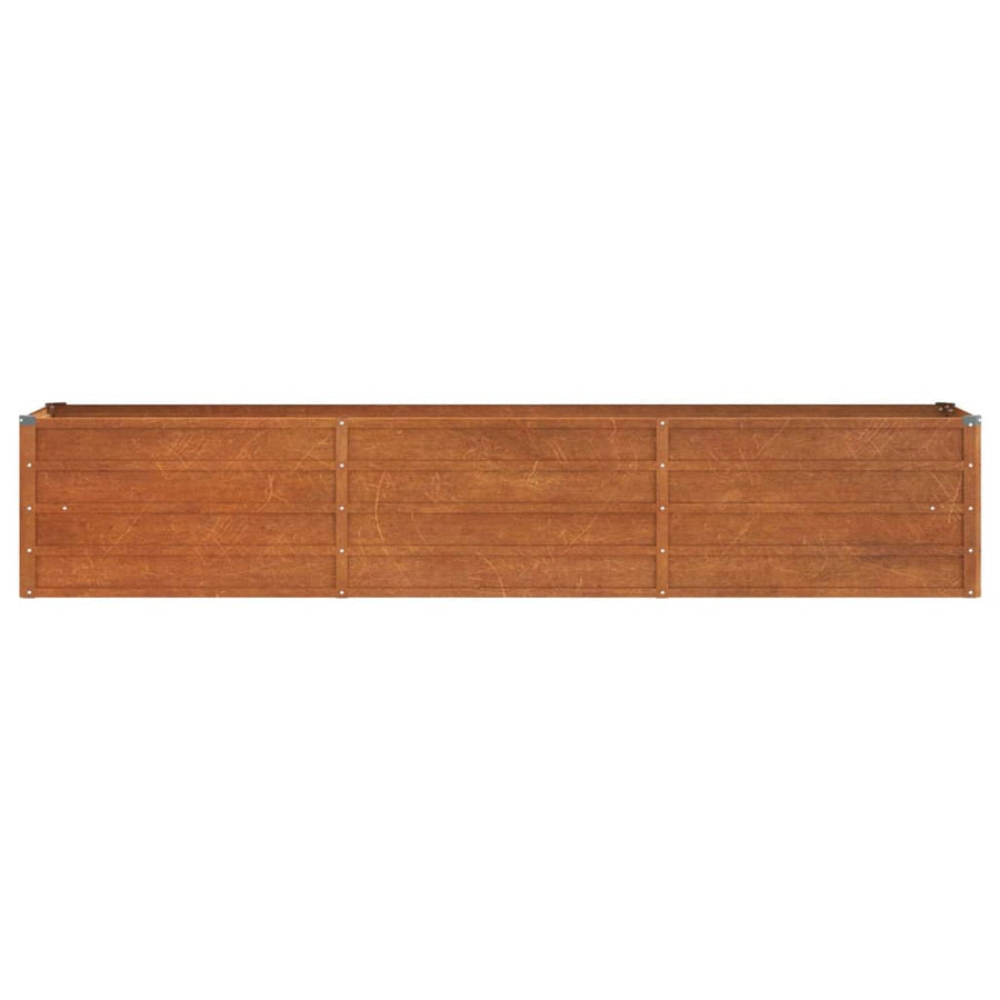 Plantenbak Verhoogd 240X40X45 Cm Cortenstaal Roestig