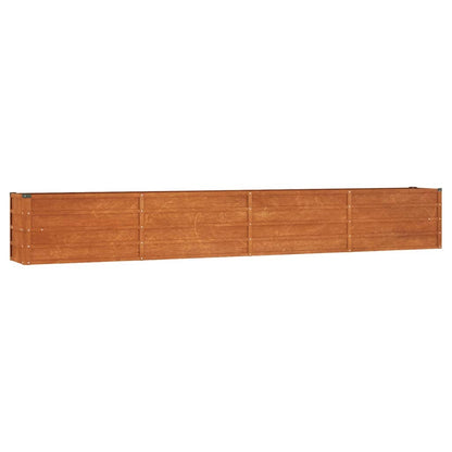 Plantenbak Verhoogd 320X40X45 Cm Cortenstaal Roestig