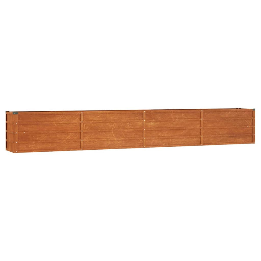 Plantenbak Verhoogd 320X40X45 Cm Cortenstaal Roestig