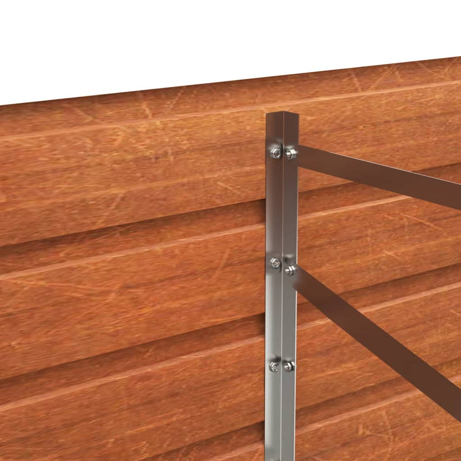 Plantenbak Verhoogd 320X40X45 Cm Cortenstaal Roestig