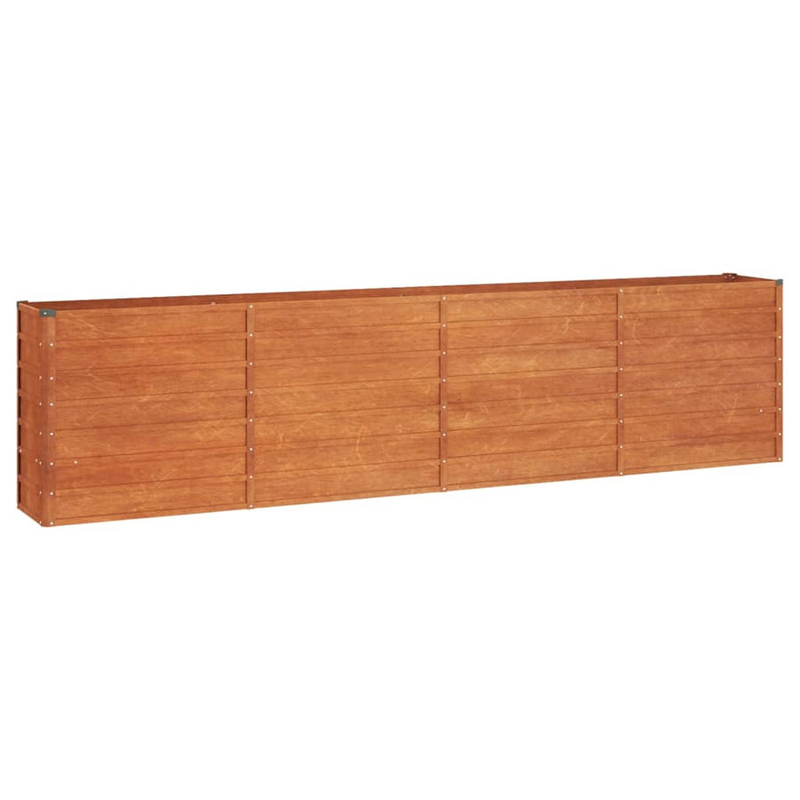 Plantenbak Verhoogd 320X40X77 Cm Cortenstaal Roestig