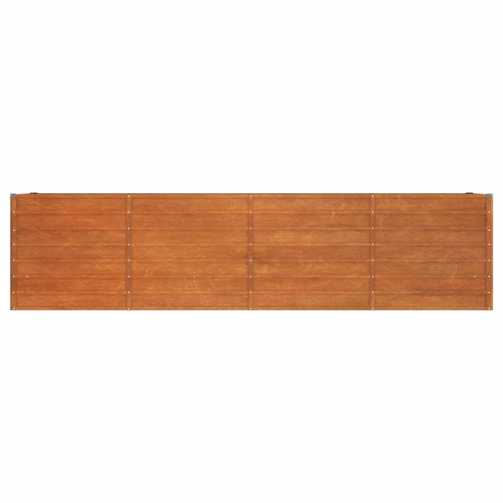 Plantenbak Verhoogd 320X40X77 Cm Cortenstaal Roestig
