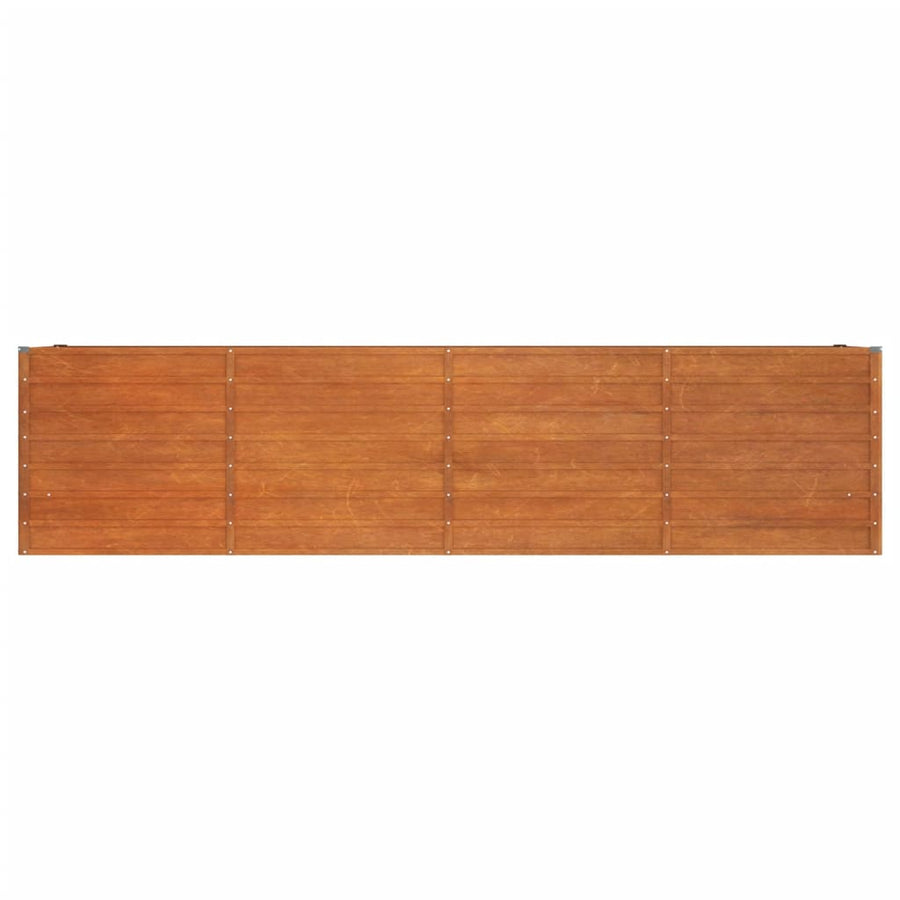 Plantenbak Verhoogd 320X40X77 Cm Cortenstaal Roestig