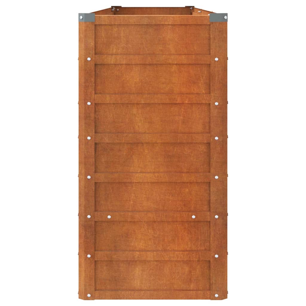 Plantenbak Verhoogd 320X40X77 Cm Cortenstaal Roestig
