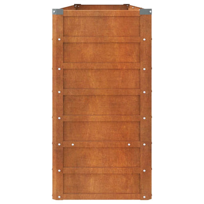 Plantenbak Verhoogd 320X40X77 Cm Cortenstaal Roestig