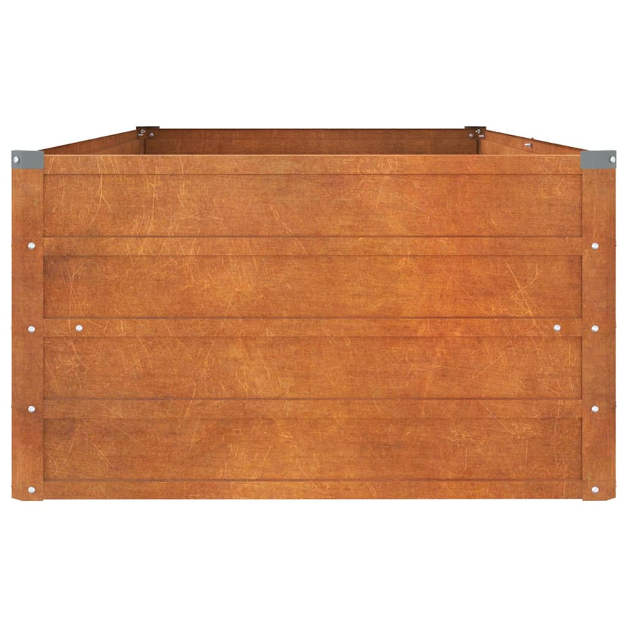Plantenbak Verhoogd 160X80X45 Cm Cortenstaal Roestig
