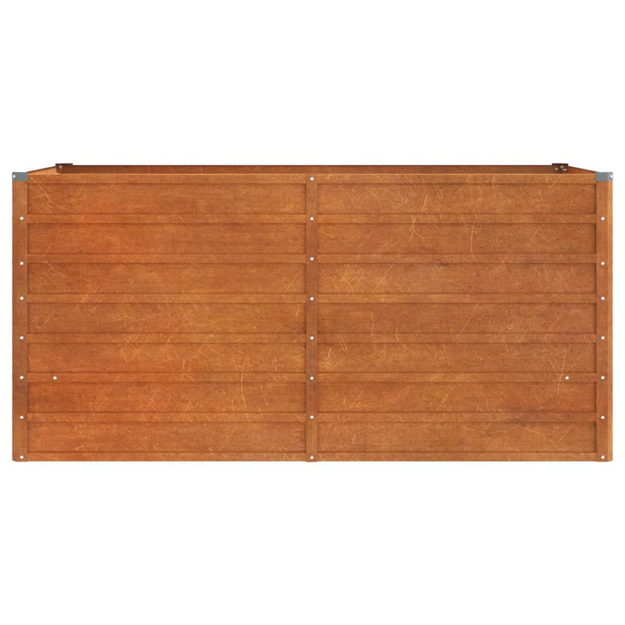 Plantenbak Verhoogd 160X80X77 Cm Cortenstaal Roestig