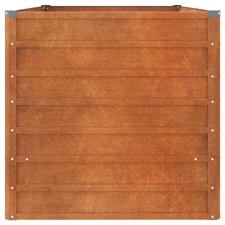 Plantenbak Verhoogd 160X80X77 Cm Cortenstaal Roestig